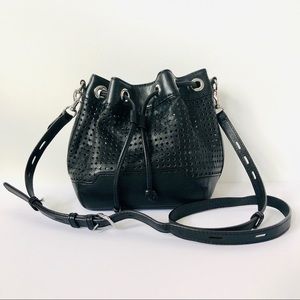 Rebecca Minkoff Mini Fiona Perforated Bucket Bag